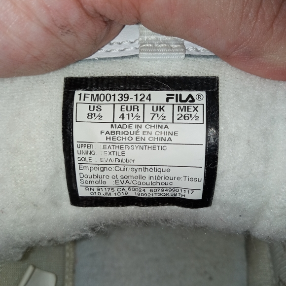 Fila disruptor 2 'white sycamore' Mens Size 8.5 - Picture 8 of 8